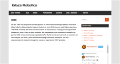 Desktop Screenshot of blazerobotics.org