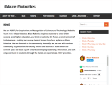 Tablet Screenshot of blazerobotics.org